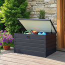 Garden Sanctuary Steel Garden Lockable Storage Box for Tools