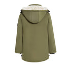 Winter Mid-Length Padded Coat Jacket With Hood
