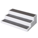 Lifeideas Expandable 3-Tier Non-Slip Spice Jar Rack Stepped Shelf
