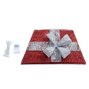 Lifeideas Square Christmas Tree Collar with Bow Tie Decoration