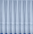 Hudson Stripe Lace White Net Cut Panel