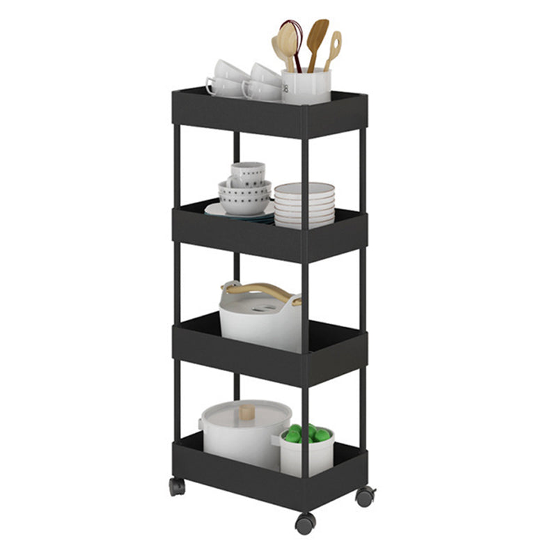 Lifeideas Slim 4 Shelf Organizer Trolley with Wheels