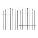 Breeins 5Pcs Outdoor Metal Garden Fences