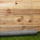 5m x 0.9m x 25mm Galvanised Chicken Wire Garden Netting / Fencing