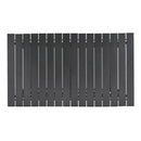 Livingandhome Aluminum Roll-Top Foldable Camp Table with Mesh Shelf