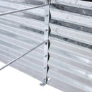 Breeins Galvanized Steel Outdoor Plant Bed