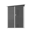 Breeins 4.6 X 6FT Outdoor Metal Pent Roof Garden Storage Shed