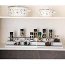 Lifeideas Expandable 3-Tier Non-Slip Spice Jar Rack Stepped Shelf
