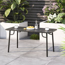 Breeins Outdoor Garden Metal Table