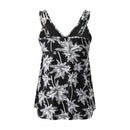 Two Piece Tankini Swimsuit With Double Shoulder Straps