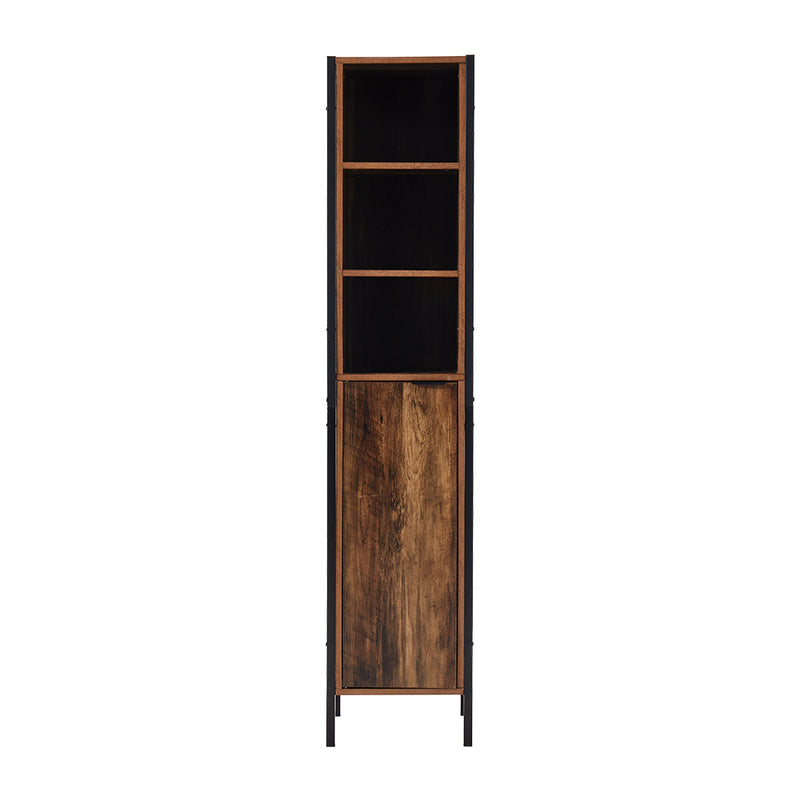 Livingandhome Tall Storage Cabinet with Single-door
