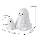 Playful Ghost Resin Ornaments