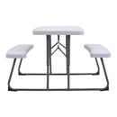 Breeins Foldable Picnic Table and Bench Set for Kids