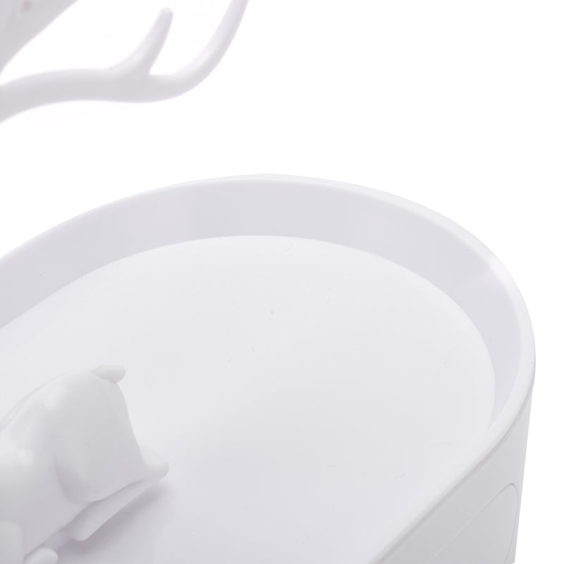 Sheonly Plastic Antlers Tree Jewelry Organizer Stand