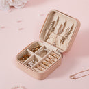 Sheonly Portable Small Faux Leather Jewellery Box