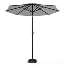 Livingandhome Outdoor Solar 24 LED Lights Patio With Crank For Patio Market With Base