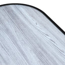 Garden Sanctuary Garden Tempered Glass Wood Grain Coffee Table