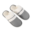 Anti-Slip & Warm Plush Slippers - Mules - Grey