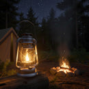 25cm/30cm Silver Paraffin Hurricane Lantern Camping Light