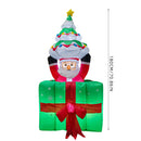 Lifeideas 6ft Christmas Inflatable Liftable Santa Claus with Gift Box Decorations