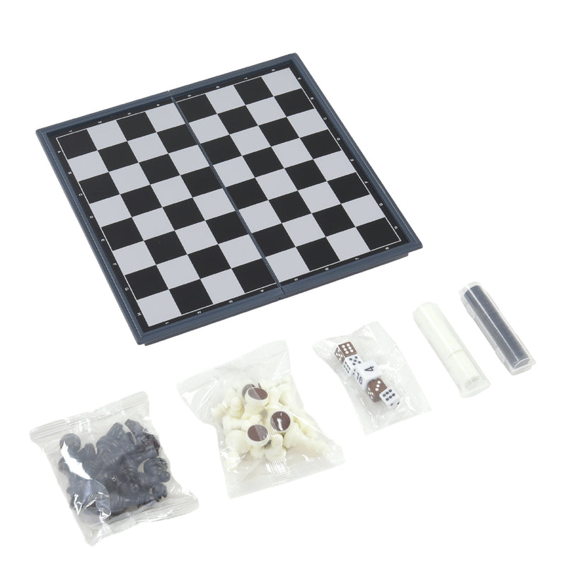 Kidkid 3-in-1 Portable Folding Magnetic Chess