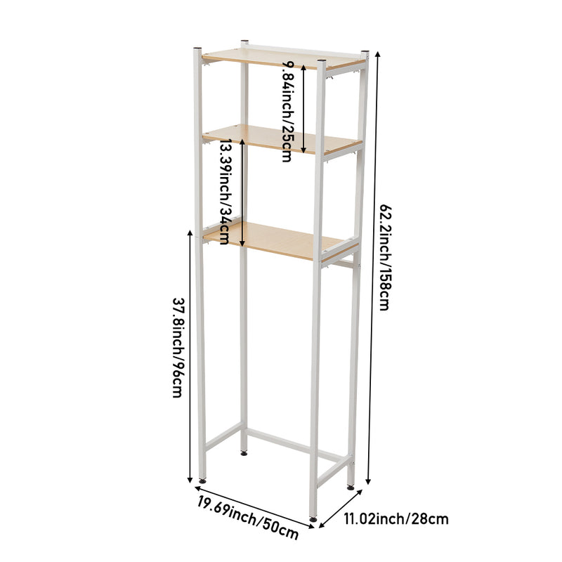 Lifeideas 3-Tier Bathroom Storage Shelf Over Toilet