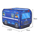 Kidkid Police Truck Foldable Tent Pop Up Kids Playhouse