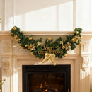 Lifeideas Christmas Garland Artificial Hanging Festival Decoration