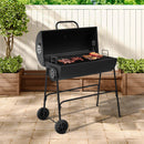 Outdoor Garden Charcoal Smoker BBQ Grill With Wheels