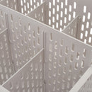 Lifeideas Plastic Stackable Clothes Storage Basket Drawer Organizer