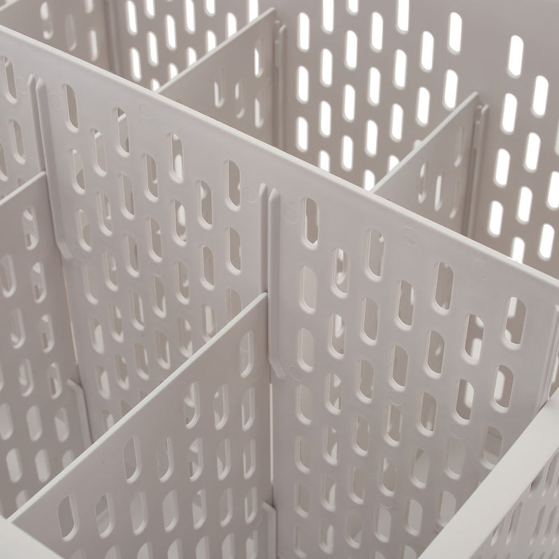 Lifeideas Plastic Stackable Clothes Storage Basket Drawer Organizer