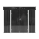 4*8FT/6*8FT Outdoor Galvanized Steel Storage Shed with Dual Doors