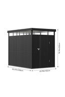 Breeins Outdoor Metal Garden Storage Shed