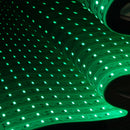 95cm Infinity Light up Christmas Tree Decoration with Green LEDs on Metal Base