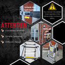 5m Lightweight Aluminium Hinged Telescopic Extendable Multi-Position Ladder & Step Ladder