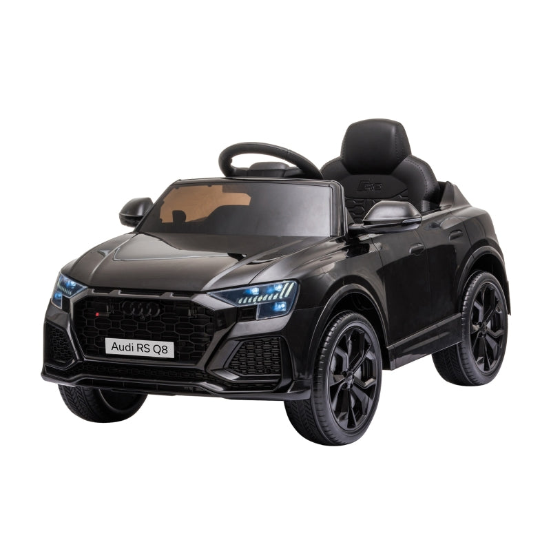 HOMCOM Kids Electric Ride On Car Audi RS Q8 6v - Black