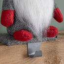 30cm Plush Gnome Gonk Christmas Stocking Holder Decoration with Grey Body