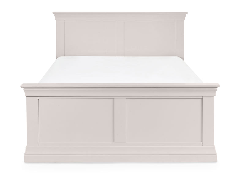 Clermont 135Cm Double Bed - Light Grey