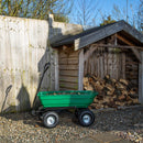 75L Heavy Duty Tipping Garden Dump Truck with 200kg Capacity with Wheels & Pull Handle