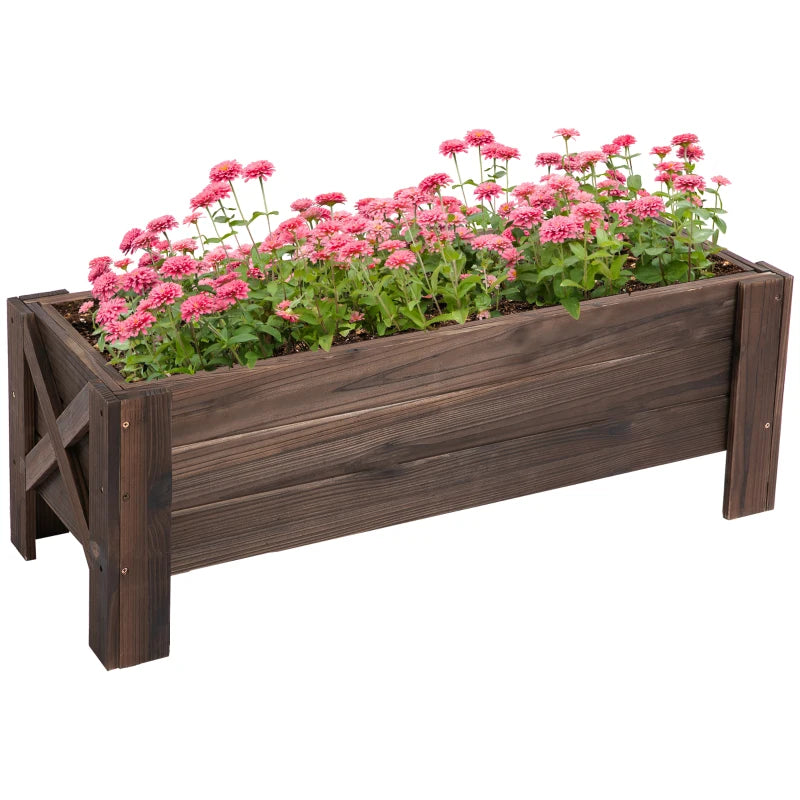 Outsunny Garden Raised Bed 100x36.5x36 cm