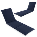 Folding Outdoor Chaise Lounge Cushion