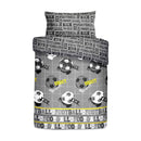 Bedlam Football Duvet Cover Set in Grey