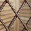 1.8m x 1.2m Large Expanding Garden Willow Trellis Plant Support
