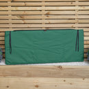 99 x 20/41cm Cushion Base for 2 Seater Wooden Garden Bench in Green