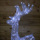 1.15m Light up Soft Acrylic Christmas Reindeer with 160 White LEDs