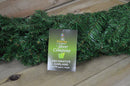 Premier 270cm (9ft) X 25cm Plain Green Christmas Garland Decoration