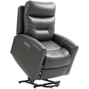 HOMCOM Overstuffed Riser and Reclining Chair with USB Ports, Remote