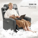 HOMCOM Overstuffed Riser and Reclining Chair with USB Ports, Remote