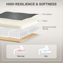 HOMCOM Overstuffed Riser and Reclining Chair with USB Ports, Remote