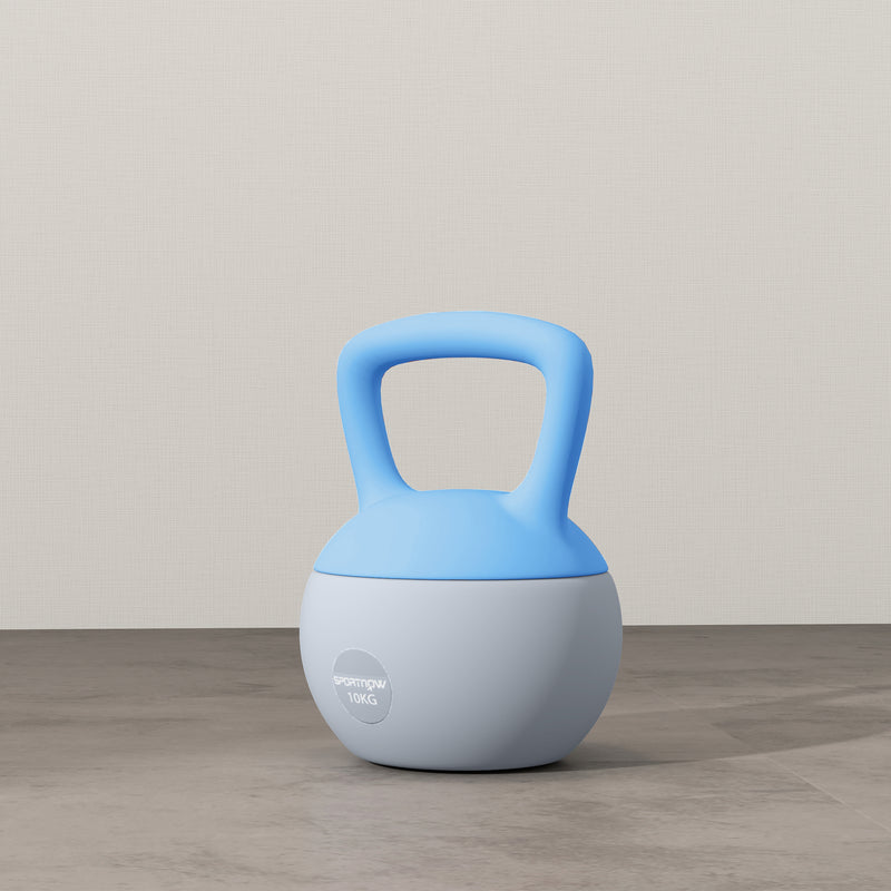 SPORTNOW 10KG Kettlebell with Soft Body and Non-Slip Handle